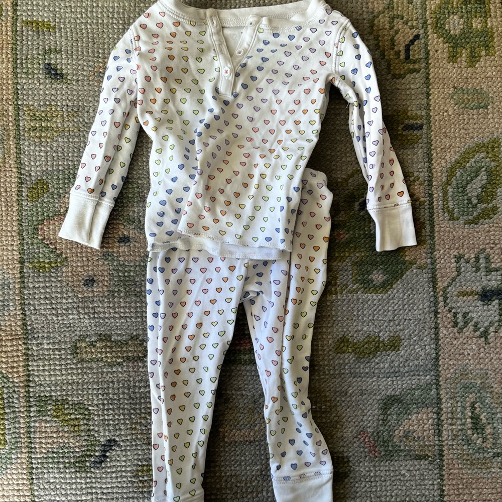 Roller Rabbit disco heart pajamas boy or girl 12-18 mo